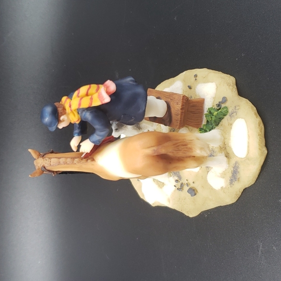 Vintage Horse & Groom Ornament 3'' 3.5'' - Picture 4 of 6